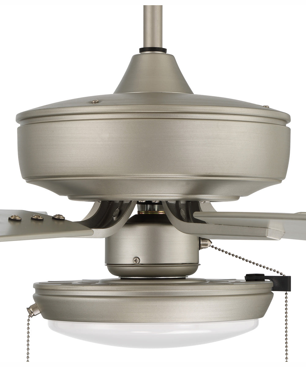 52" Outdoor Pro Plus 119 Pan Light Kit 1-Light Indoor/Outdoor Ceiling Fan Painted Nickel