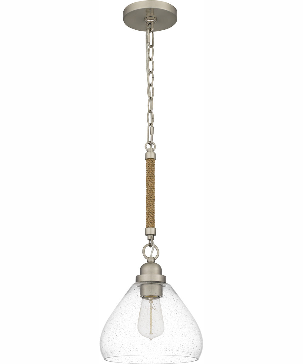 Quoizel Piccolo Pendant Small 1-light Mini Pendant Brushed Nickel
