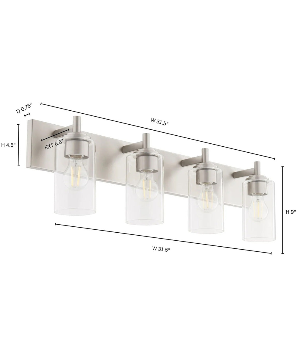 Fallstaff 4-light Bath Vanity Light Satin Nickel