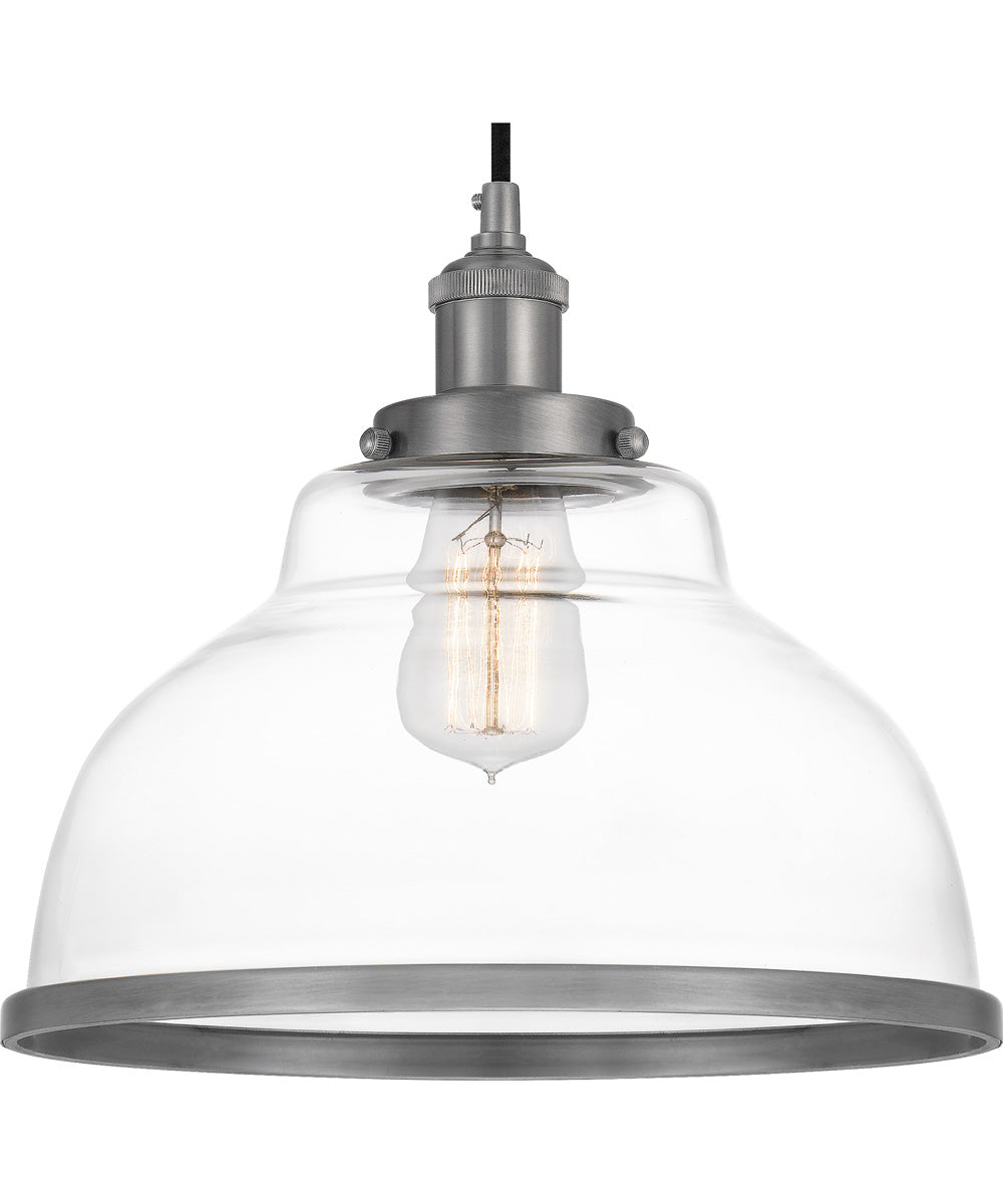Leo Small 1-light Mini Pendant Antique Nickel