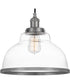 Leo Small 1-light Mini Pendant Antique Nickel