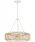 Quoizel Pendant 4-light Pendant Antique White