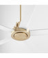 80" Revel Patio Ceiling Fan Aged Brass w/ Studio White
