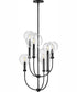 Alchemy 6-Light Medium Multi Tier in Black