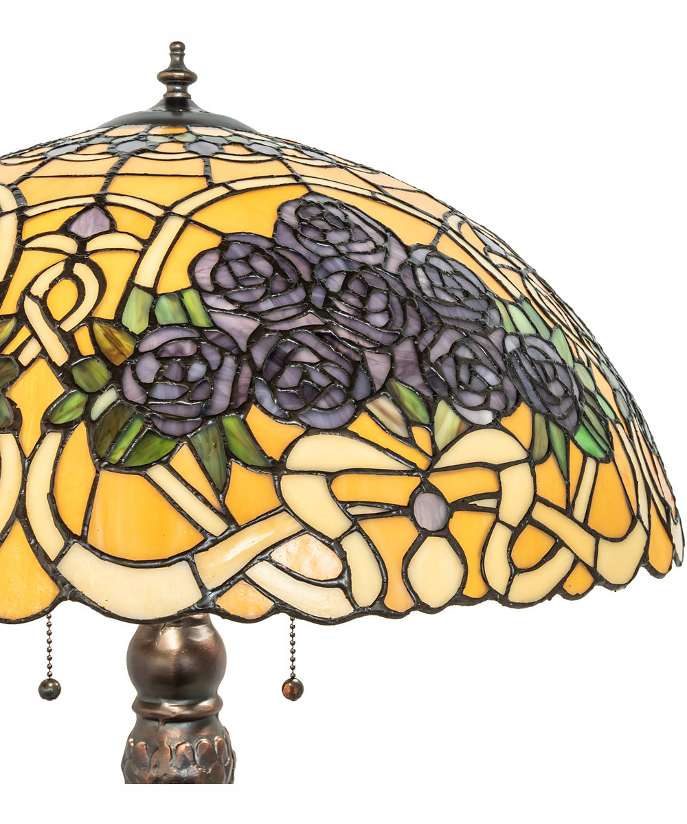 31" High Rose Bouquet Table Lamp