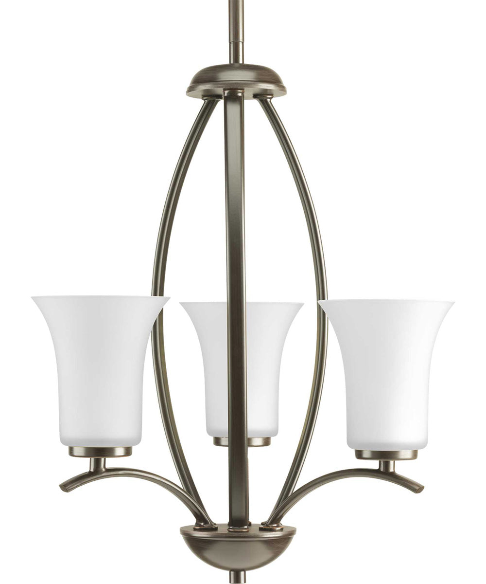 Joy 3-Light Hall & Foyer Chandelier Antique Bronze