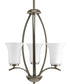 Joy 3-Light Hall & Foyer Chandelier Antique Bronze