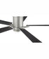 52" Wyatt 1-Light Ceiling Fan Painted Nickel