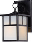 12"H Coldwater 1-Light Outdoor Wall Lantern Black