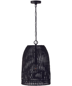 Naomi 1-Light Pendant Matte Black