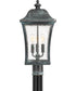 Bardstown Large 3-light Outdoor Post Light Aged Verde