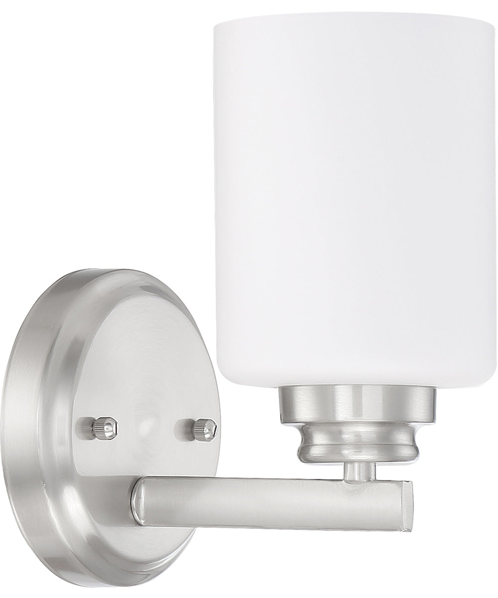 Bolden 1-Light Wall Sconce Brushed Polished Nickel