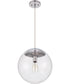 Gaze 1-Light Pendant Chrome