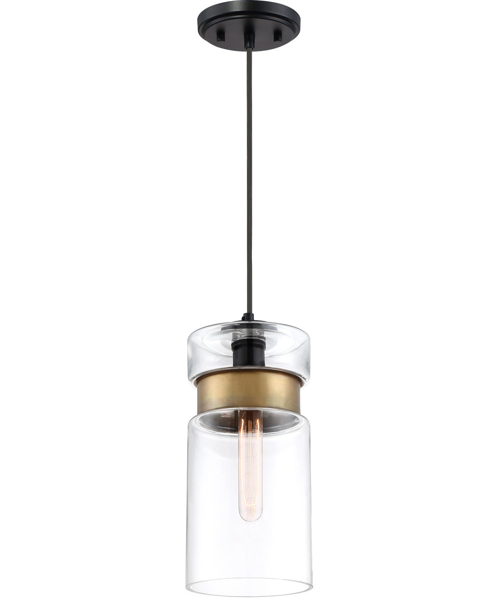 Gathering Small 1-light Mini Pendant Mystic Black