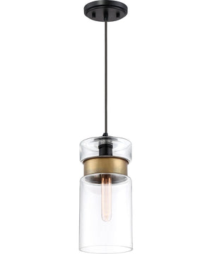 Gathering Small 1-light Mini Pendant Mystic Black