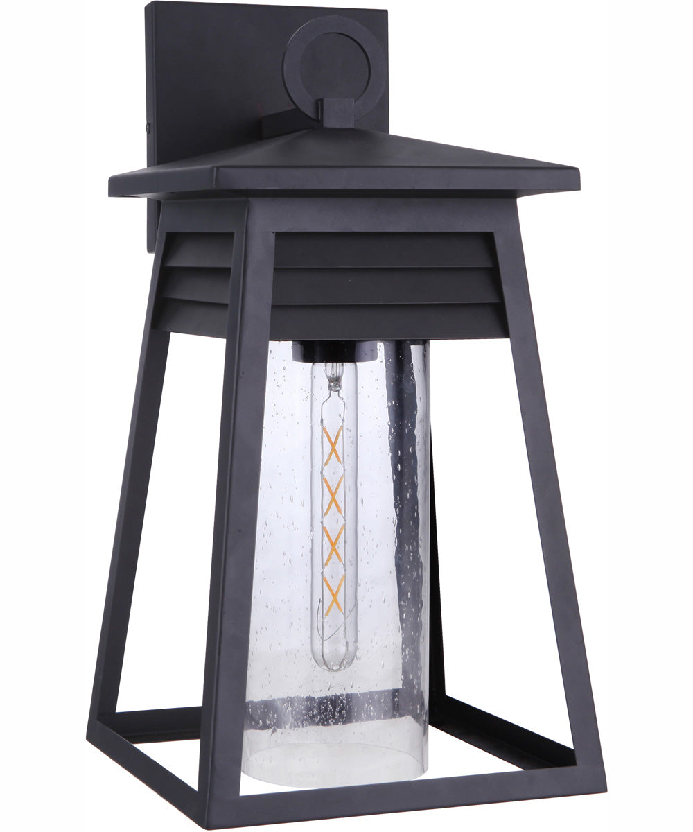 Becca 1-Light Outdoor Wall Lantern Matte Black