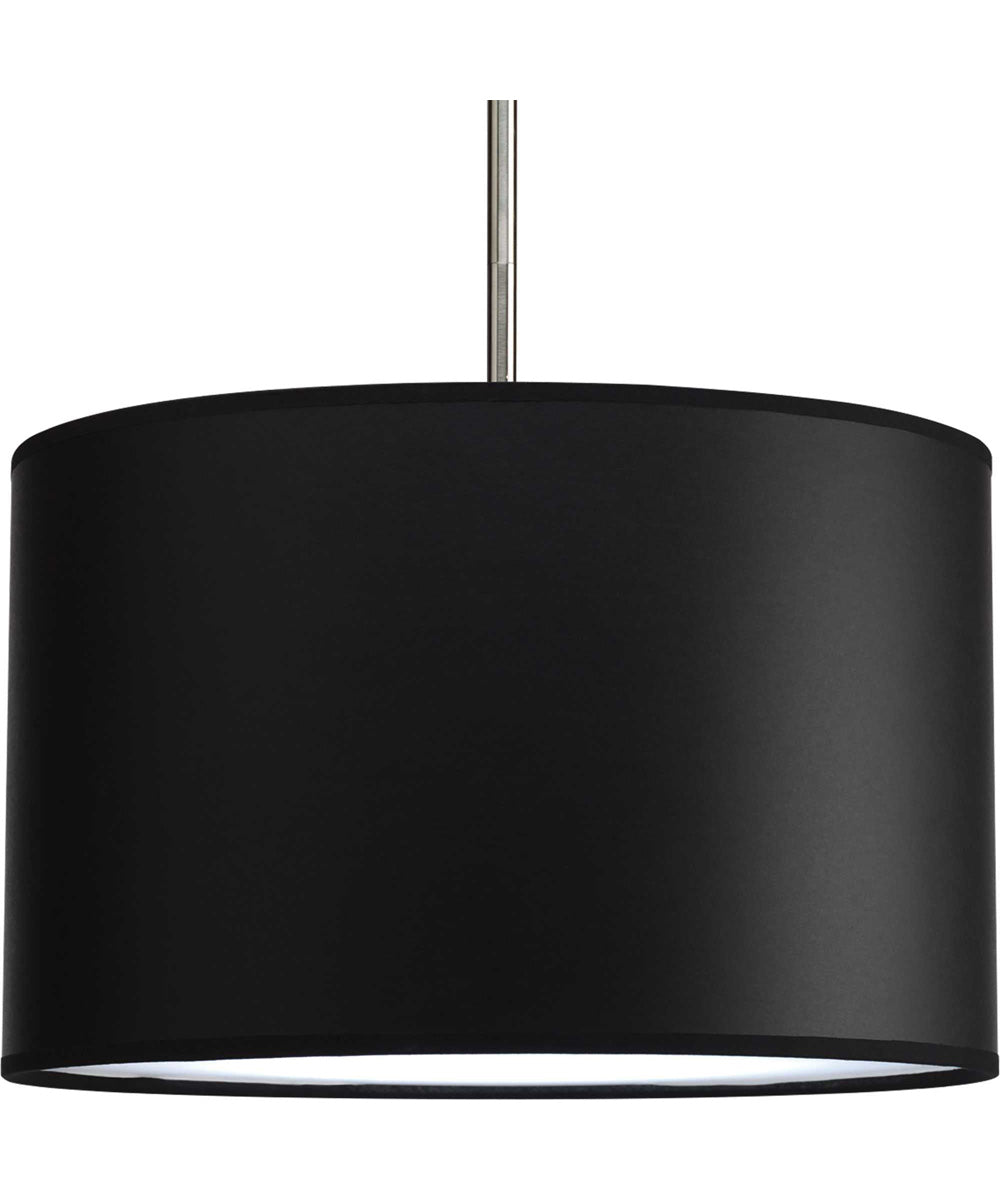Markor 16" Drum Shade for Use with Markor Pendant Kit Black Parchment