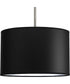 Markor 16" Drum Shade for Use with Markor Pendant Kit Black Parchment