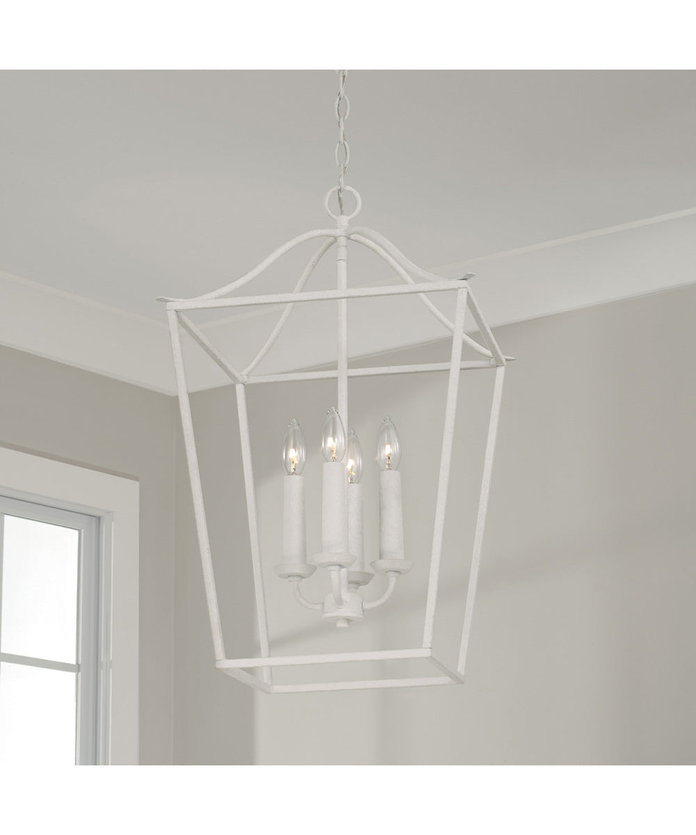 Grady 4-Light Foyer Textured White