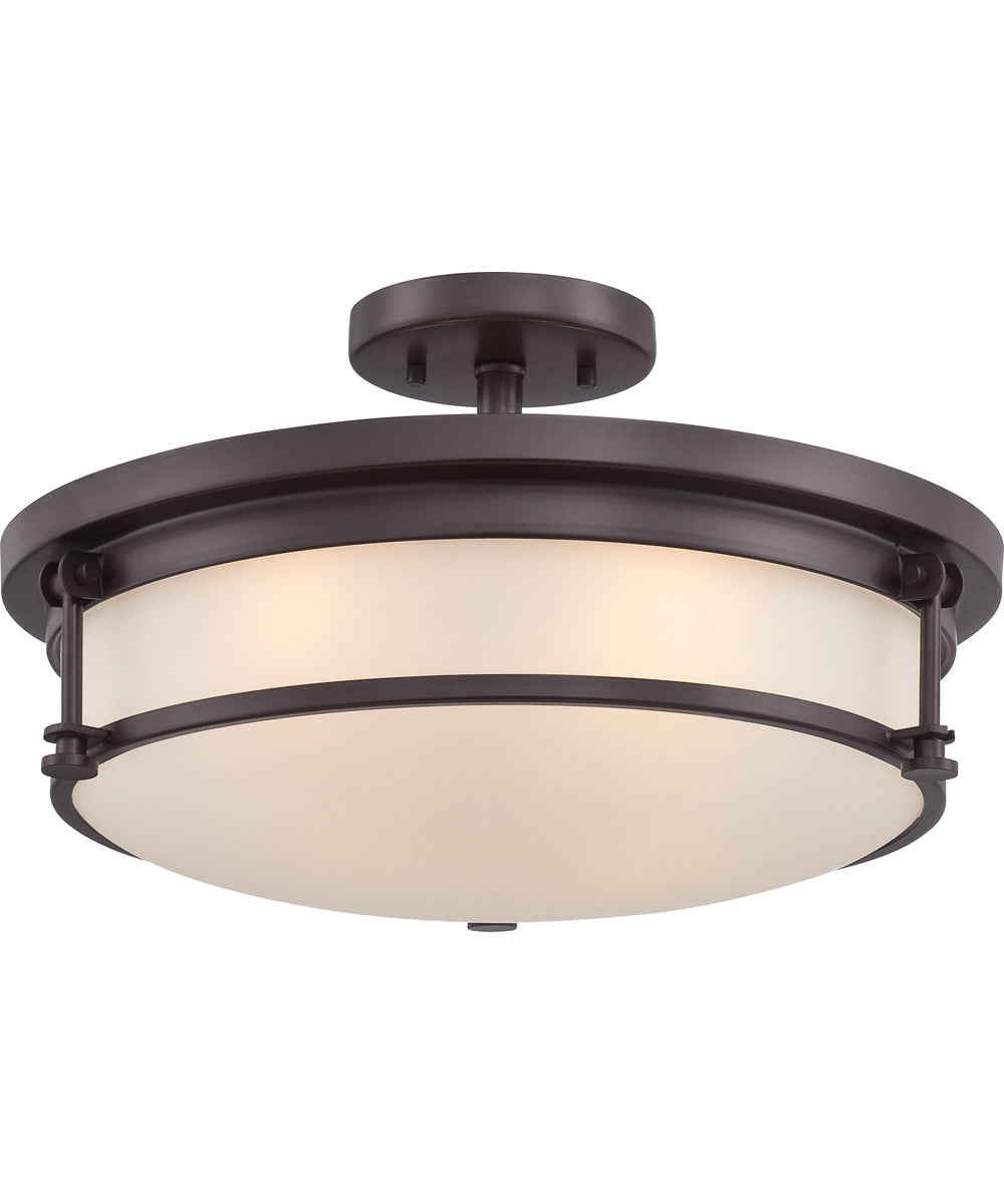 Sailor Large 4-light Semi Flush Mount Western Bronze