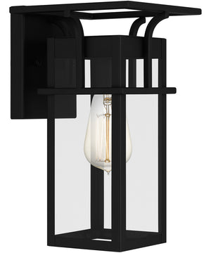 Markley Small 1-light Outdoor Wall Light Earth Black