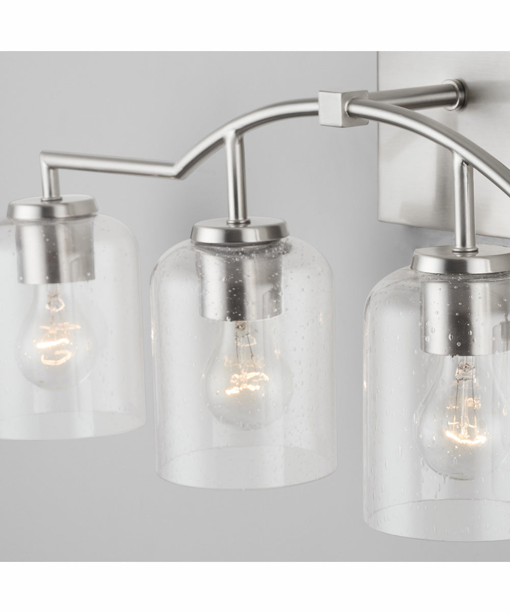 Carter 4-Light Vanity Brushed Nickel