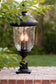 Maxim Carriage House Die-Cast Aluminum 3-Light Outdoor Pole/Post Mount Oriental Bronze 3421WGOB