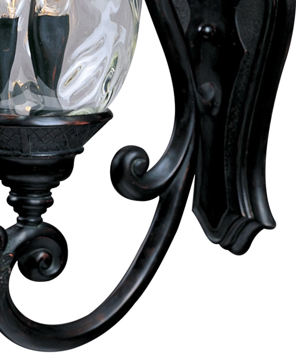 Maxim Carriage House Die-Cast Aluminum 3-Light Outdoor Wall Mount Oriental Bronze 3424WGOB