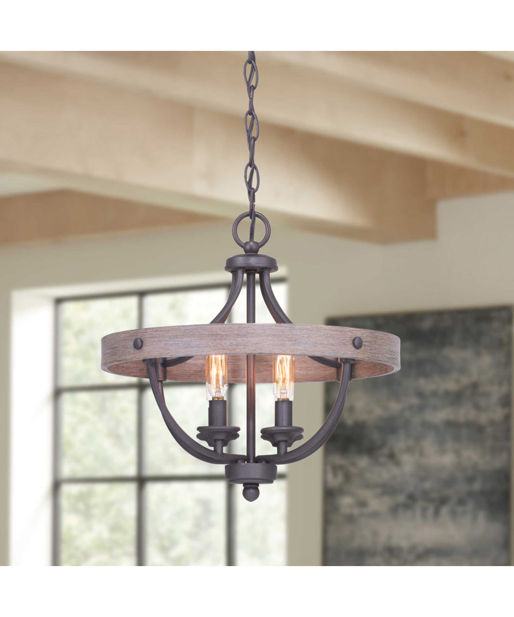 Gulliver 4-Light 14-1/4" Semi-Flush Convertible Graphite