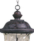 Maxim Carriage House Die-Cast Aluminum 3-Light Outdoor Hanging Lantern Oriental Bronze 3428WGOB