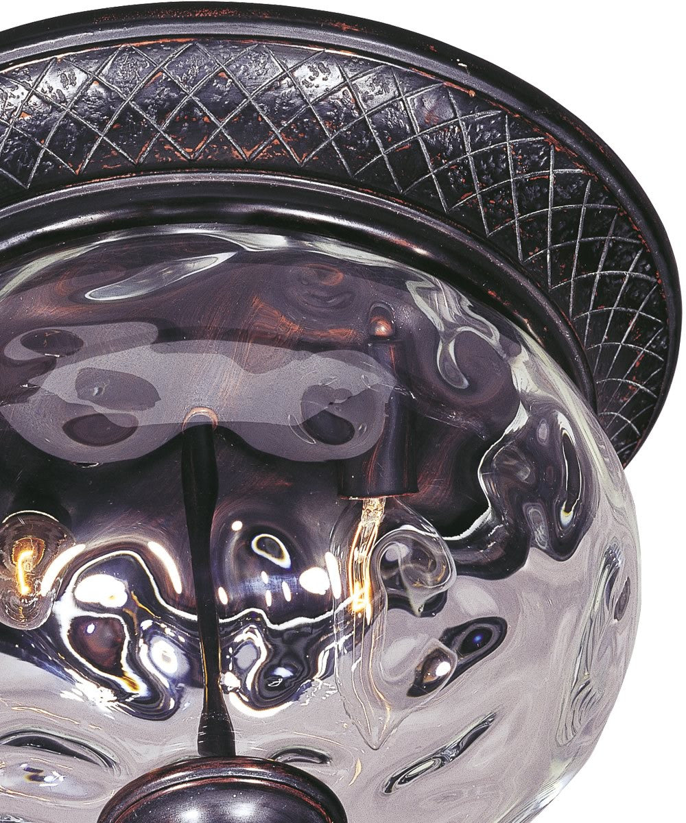 Maxim Carriage House Die-Cast Aluminum 2-Light Outdoor Ceiling Mount Oriental Bronze 3429WGOB