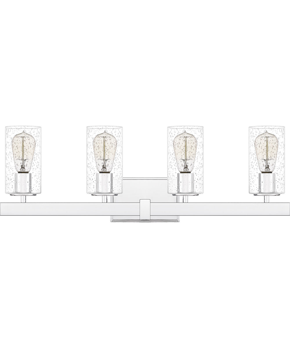 Kirby Extra Large 4-light Bath Light Polished Chrome