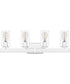 Kirby Extra Large 4-light Bath Light Polished Chrome