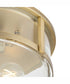 Gilliam 12-5/8 in. 2-Light New Traditional Flush Mount Vintage Brass
