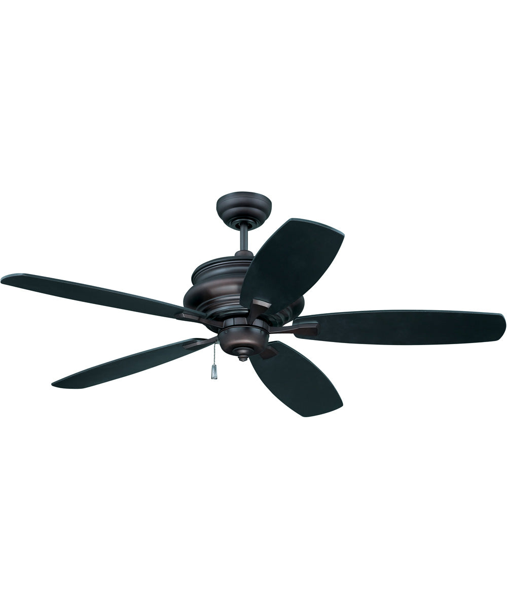 52" Yorktown Ceiling Fan (Blades Included) Oiled Bronze