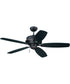 52" Yorktown Ceiling Fan (Blades Included) Oiled Bronze
