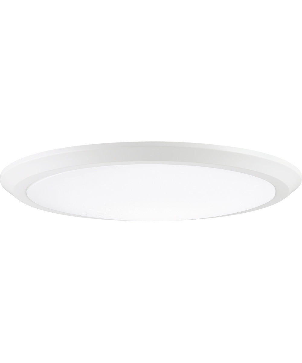 Verge  Flush Mount White Lustre