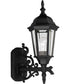 Welbourne 1-Light Small Wall Lantern Textured Black