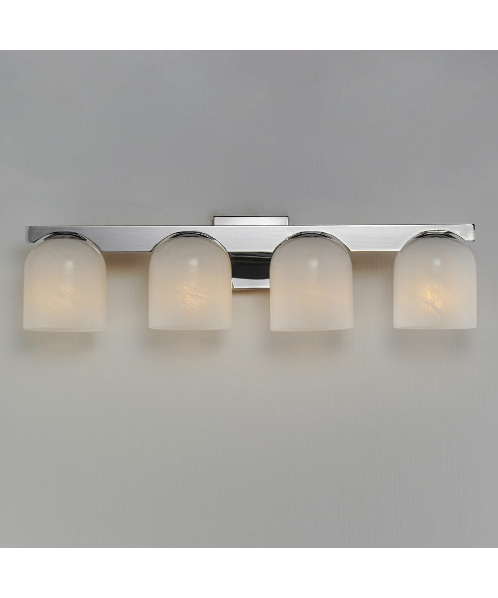 Scoop 4-Light Bath Vanity Polished Chrome