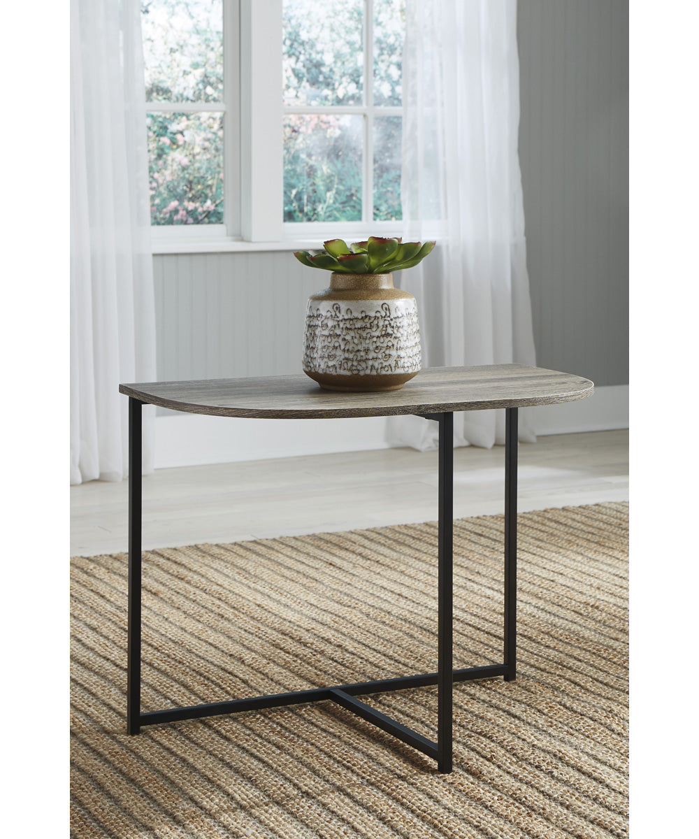 20"H Wadeworth Chair Side End Table Two-tone