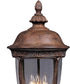Maxim Knob Hill Die-Cast Aluminum 3-Light Outdoor Pole/Post Mount Sienna 3460CDSE