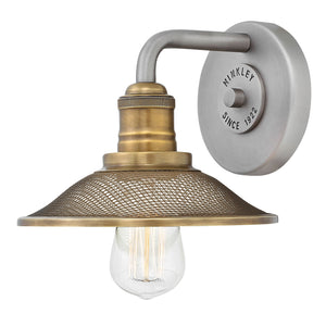 8"W Rigby 1-Light Bath Sconce in Antique Nickel