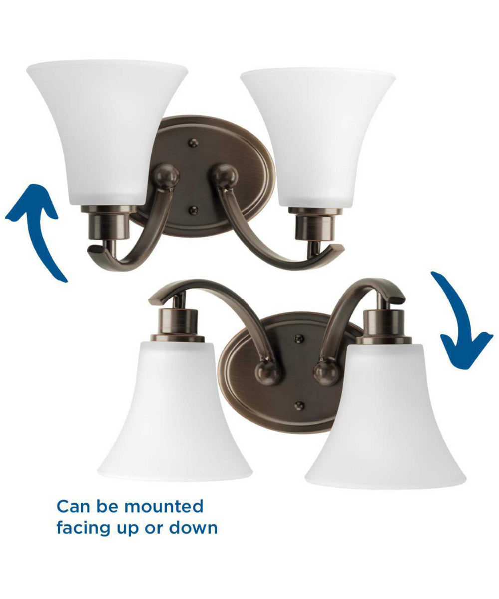 Joy 2-Light Bath & Vanity Antique Bronze