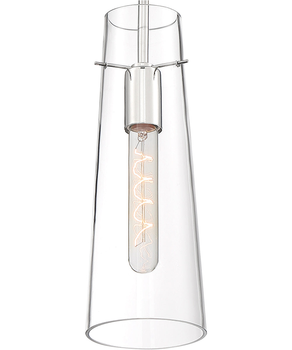 4"W Alondra 1-Light Pendant Polished Nickel