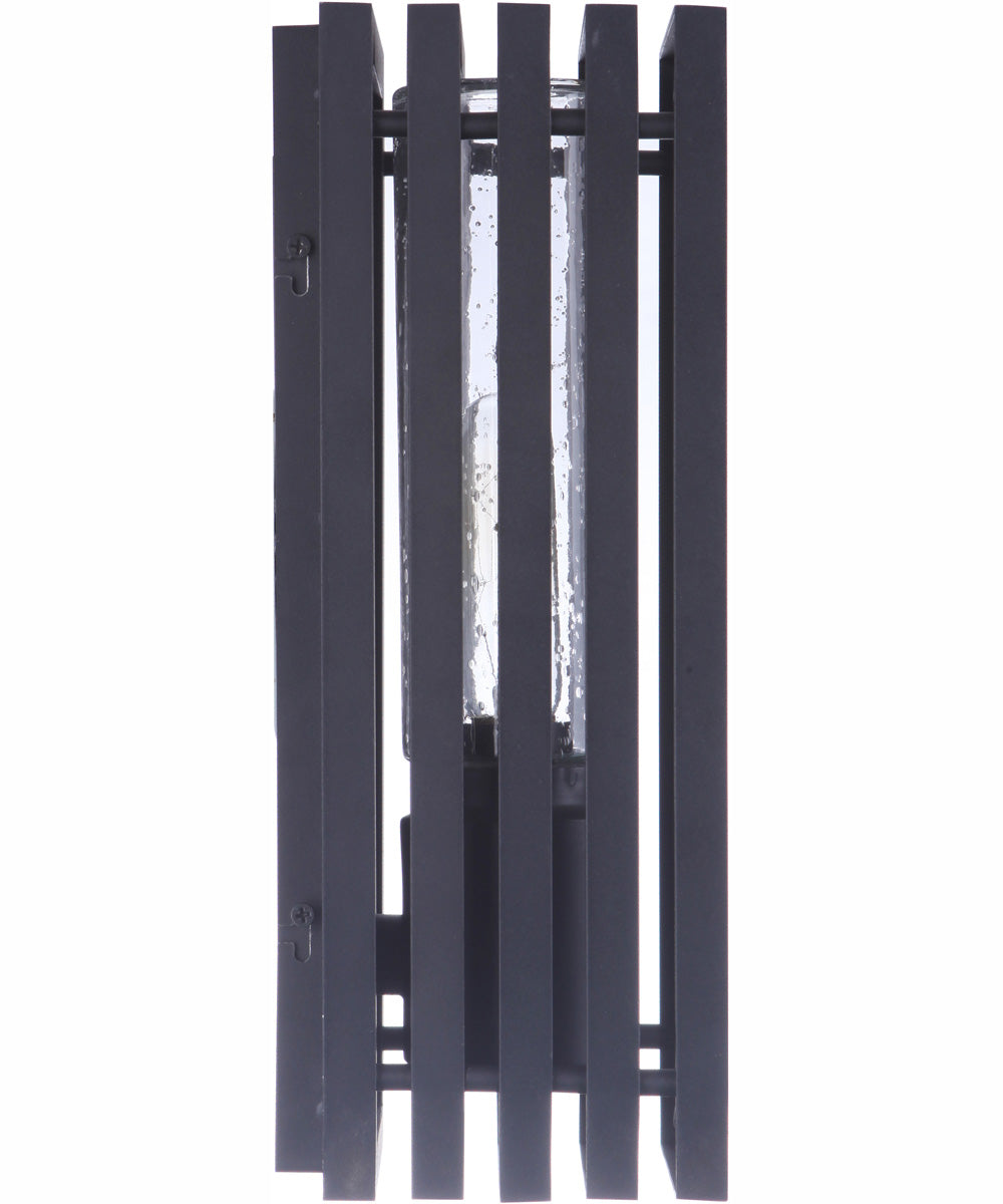 Carmel 1-Light Outdoor Wall Lantern Matte Black