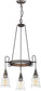 23"W Revival 3-Light Chandelier Oil Rubbed Bronze