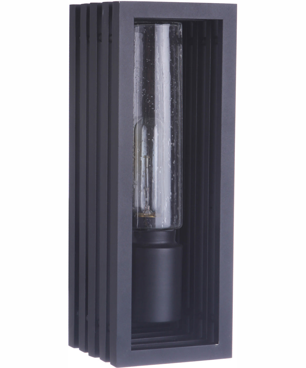 Carmel 1-Light Outdoor Wall Lantern Matte Black