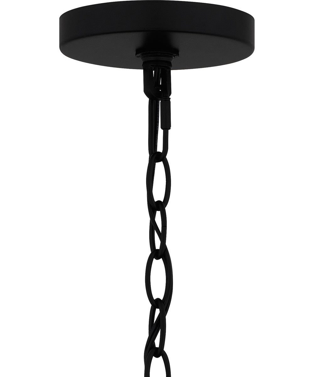 Strader Large 1-light Outdoor Pendant Light Matte Black