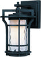 10"H Oakville LED 1-Light Outdoor Wall Lantern Black Oxide