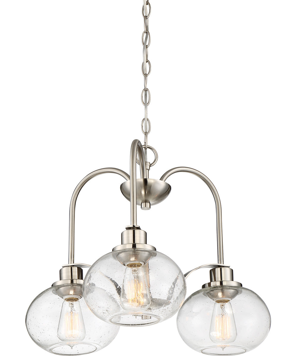 Trilogy 3-light Chandelier Brushed Nickel